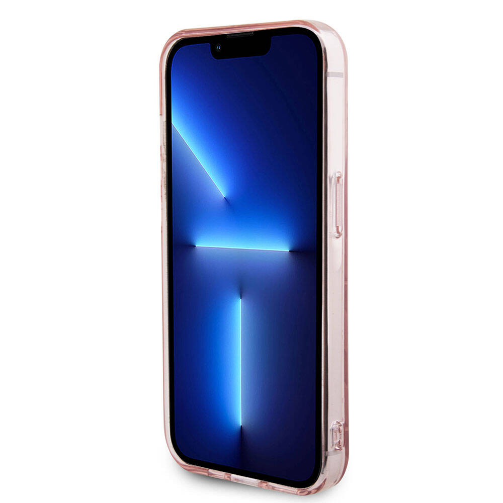 Apple iPhone 15 Pro Max Kılıf Karl Lagerfeld IML C Monogram Orjinal Lisanslı Kapak Renksiz