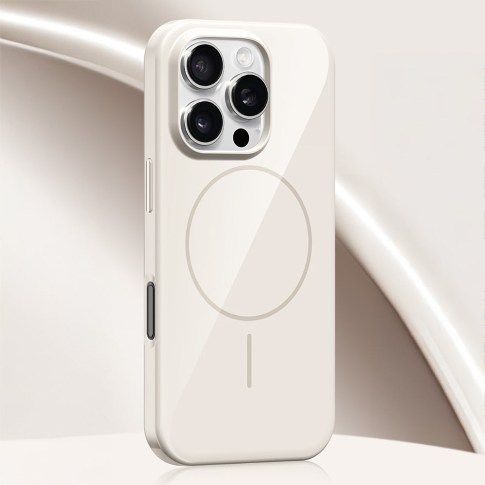 Apple iPhone 15 Pro Max Kılıf M-safe Şarj Özellikli Wlons Frego Kapak Siyah