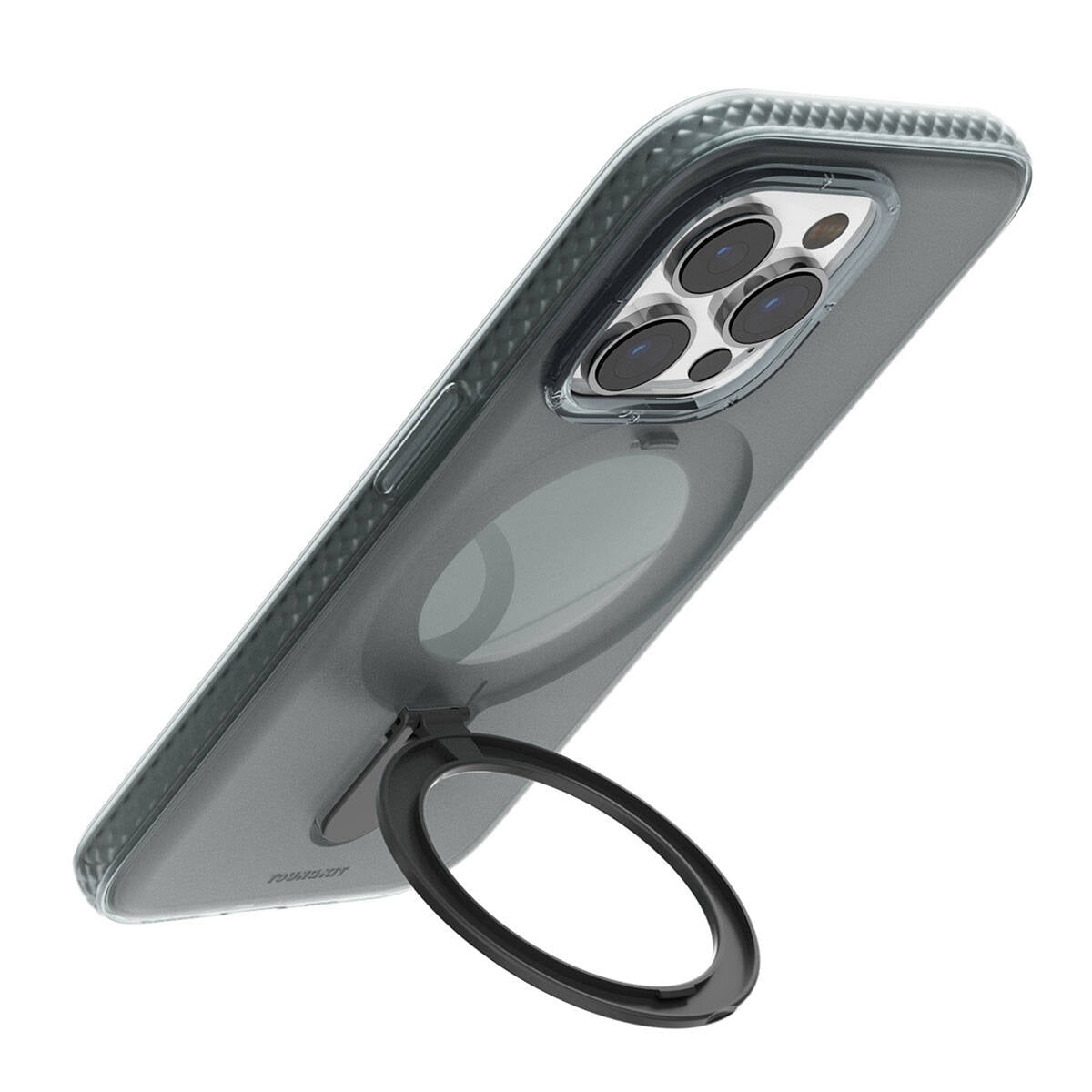 Apple iPhone 15 Pro Max Kılıf M-safe Şarj Özellikli Youngkit Rock Serisi Kapak Beyaz