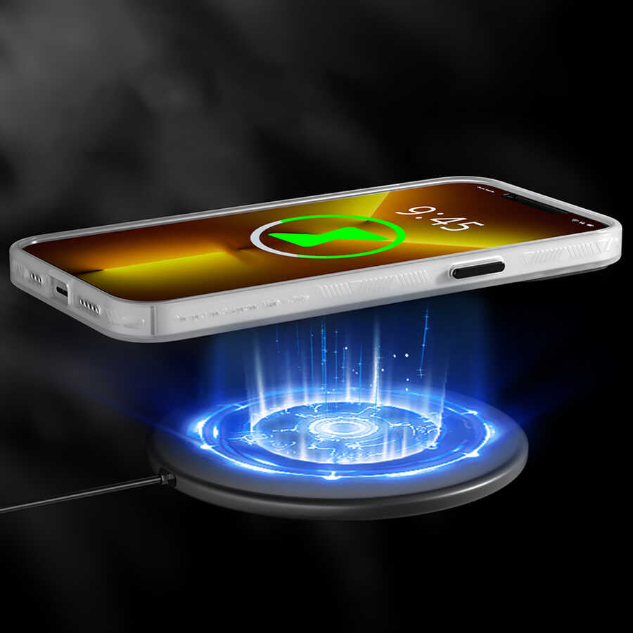 Apple iPhone 15 Pro Max Kılıf M-safe Şarj Özellikli YoungKit Technology Serisi Kapak Siyah