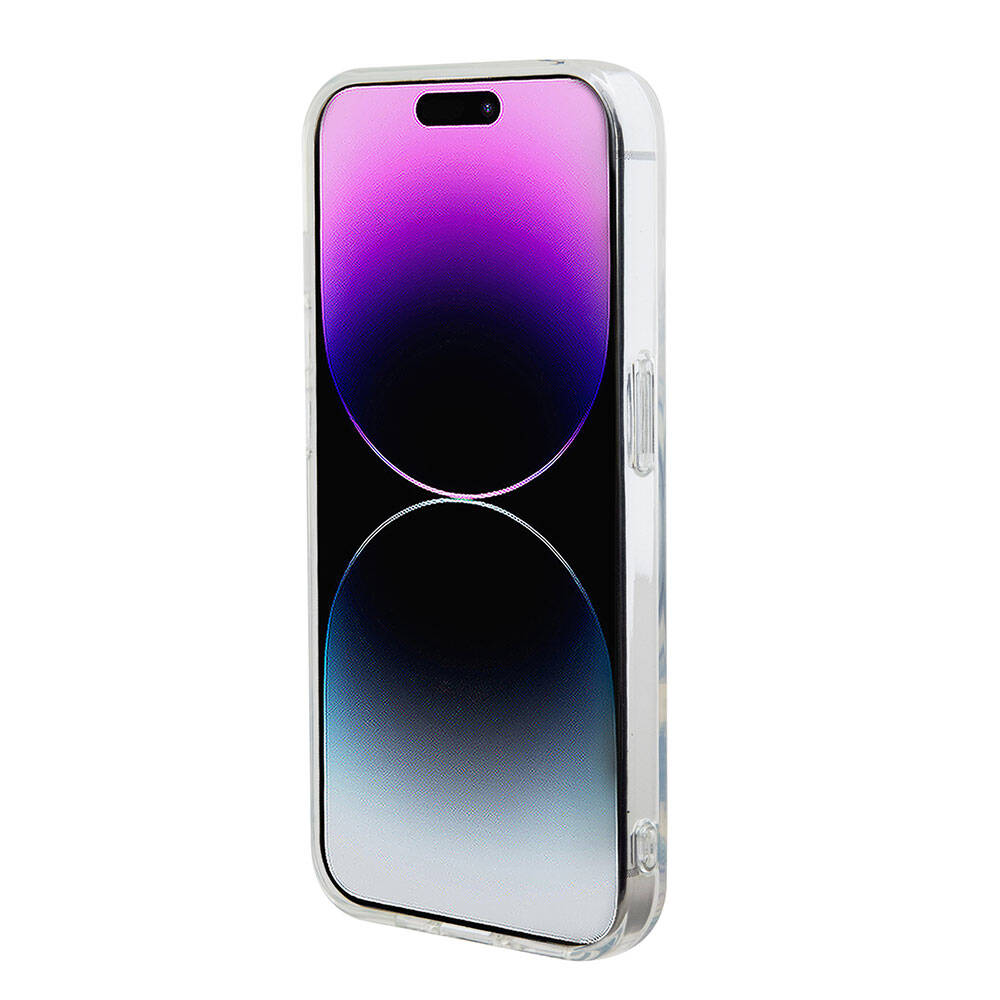 Apple iPhone 15 Pro Max Kılıf U.S. Polo Assn. Orjinal Lisanslı M-safe Şarj Özellikli Transparan Tasarım Kapak Mavi