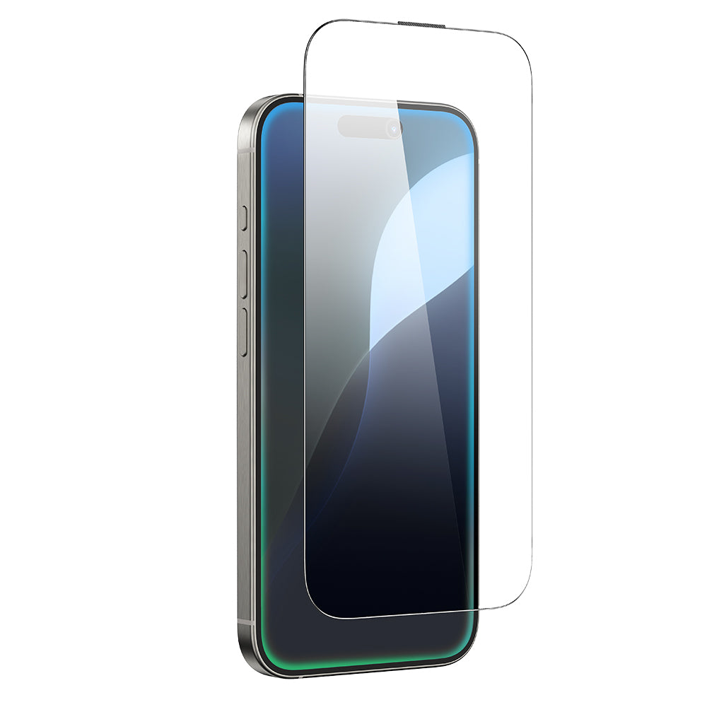 Apple iPhone 16 Amazingthing Titan Parmak İzi Bırakmayan Temperli Cam Ekran Koruyucu Siyah