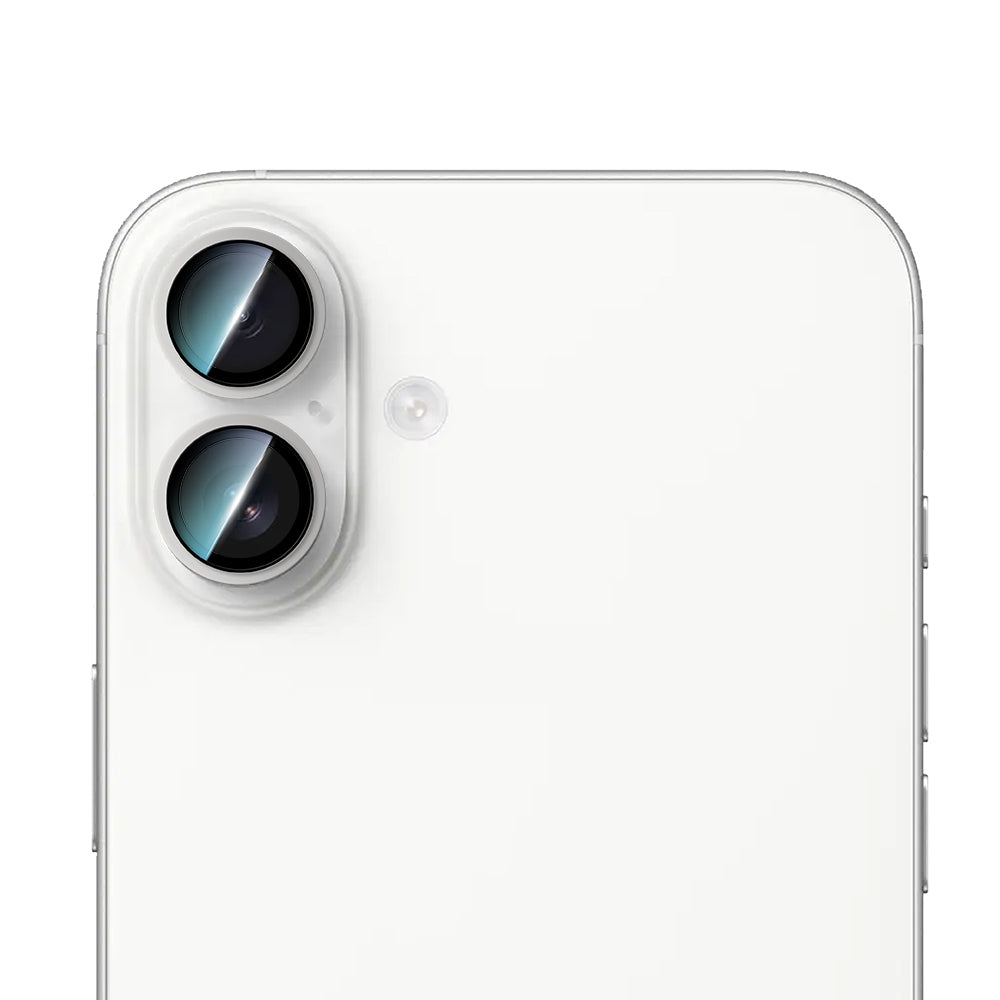 Apple iPhone 16 CaseWorld Alloy Two-Color Serisi Lens Koruyucu Gümüş