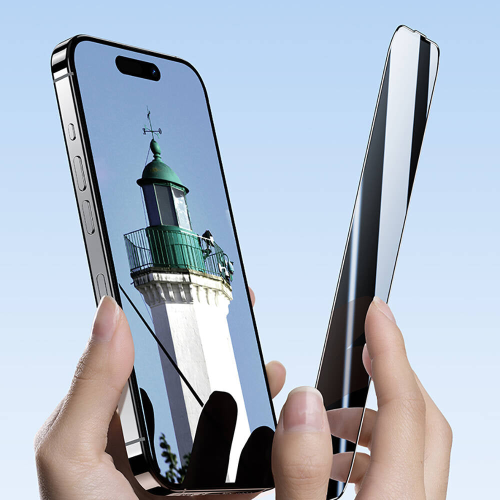 Apple iPhone 16 Hidrofobik Ve Oleofobik Özellikli Benks Air Shield Ekran Koruyucu 10&prime;lu Paket Şeffaf