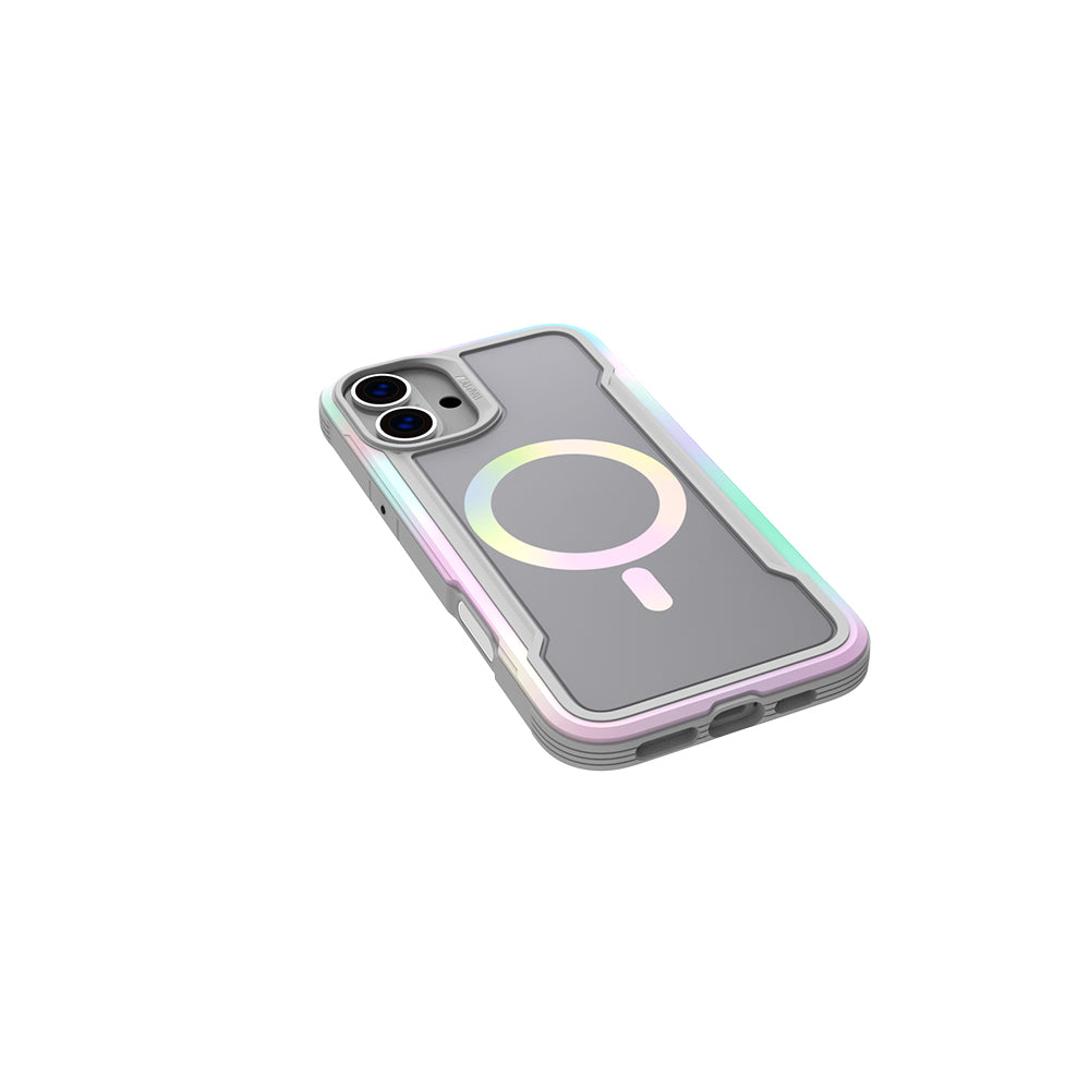 Apple iPhone 16 Kılıf M-safe Şarj Özellikli Airbagli Raptic Shield 2.0 Serisi Şeffaf Arka Yüzey Kapak Siyah