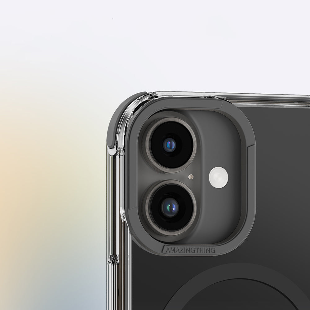 Apple iPhone 16 Kılıf M-safe Şarj Özellikli Amazingthing Omni Serisi Kapak Pembe