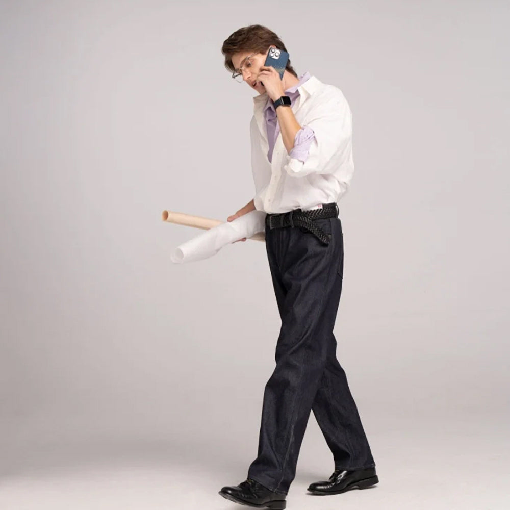 Apple iPhone 16 Kılıf M-safe Şarj Özellikli Aramid Fiber Pitaka Tactile Woven Starpeak Serisi Over The Horizon Kapak Mavi