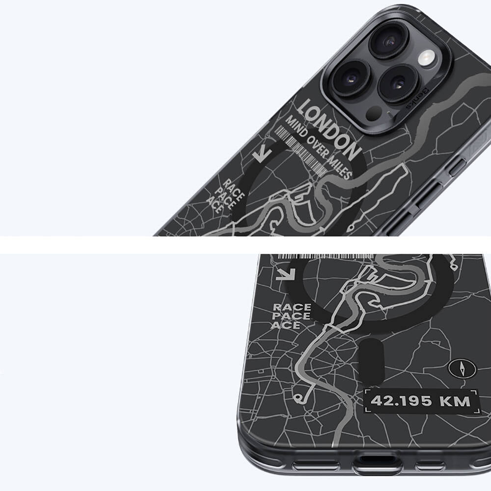 Apple iPhone 16 Kılıf M-safe Şarj Özellikli Benks City Serisi Kapak Mavi