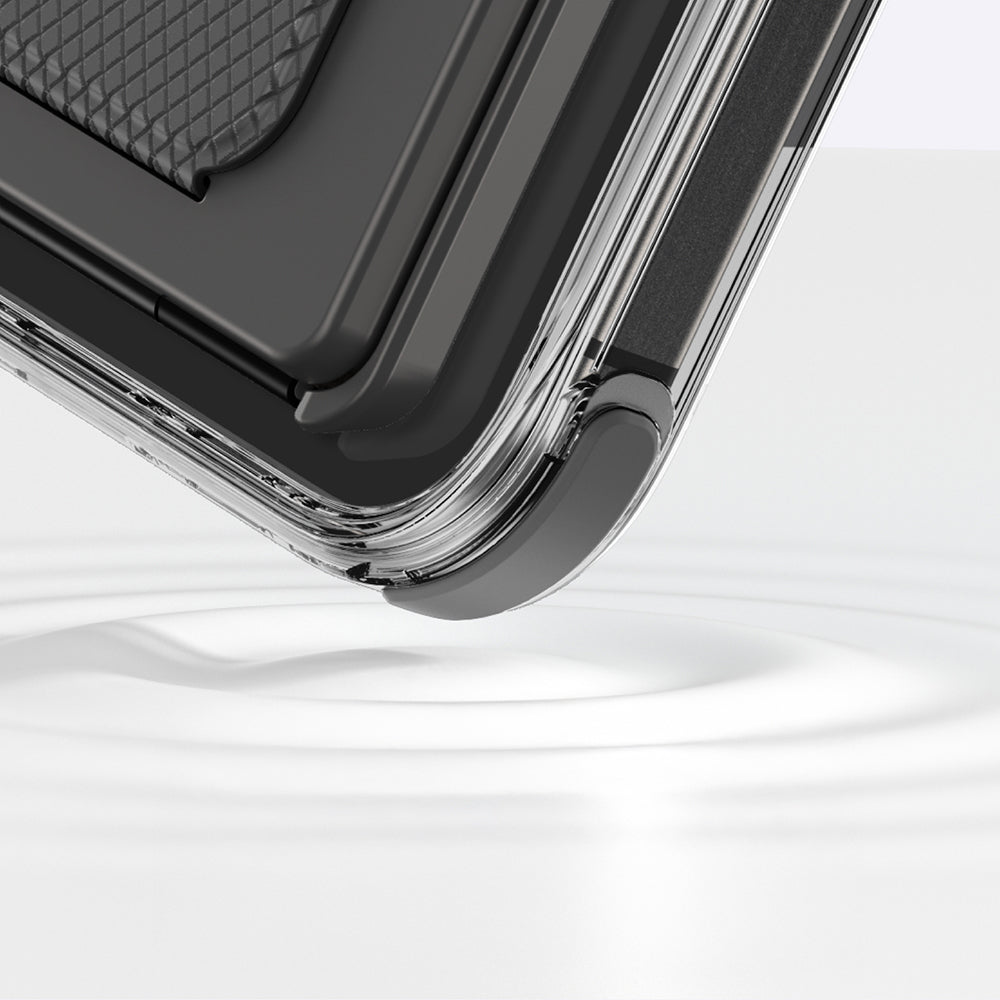 Apple iPhone 16 Kılıf M-safe Şarj Özellikli Standlı Set Amazingthing Omni Adventure Serisi Kapak Siyah