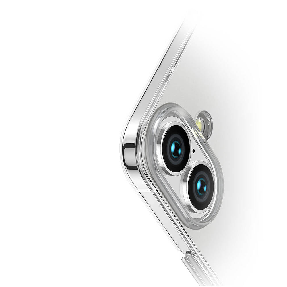 Apple iPhone 16 Kılıf M-safe Şarj Özellikli Transparan Sert PC Wlons Pita Kapak Şeffaf