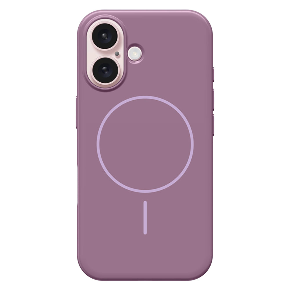 Apple iPhone 16 Kılıf M-safe Şarj Özellikli Wlons Frego Kapak Mor