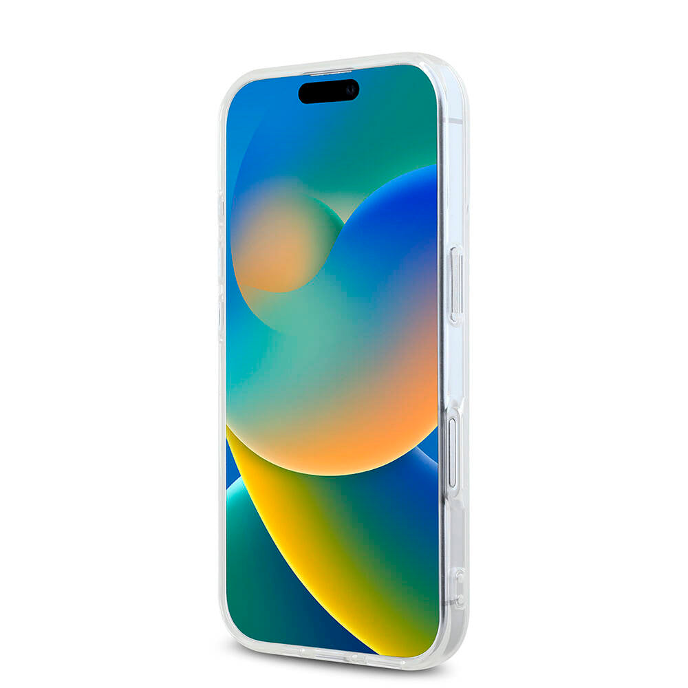 Apple iPhone 16 Kılıf U.S. Polo Assn. Orjinal Lisanslı M-safe Şarj Özellikli IML Double Horse Logolu Ring Kapak Beyaz