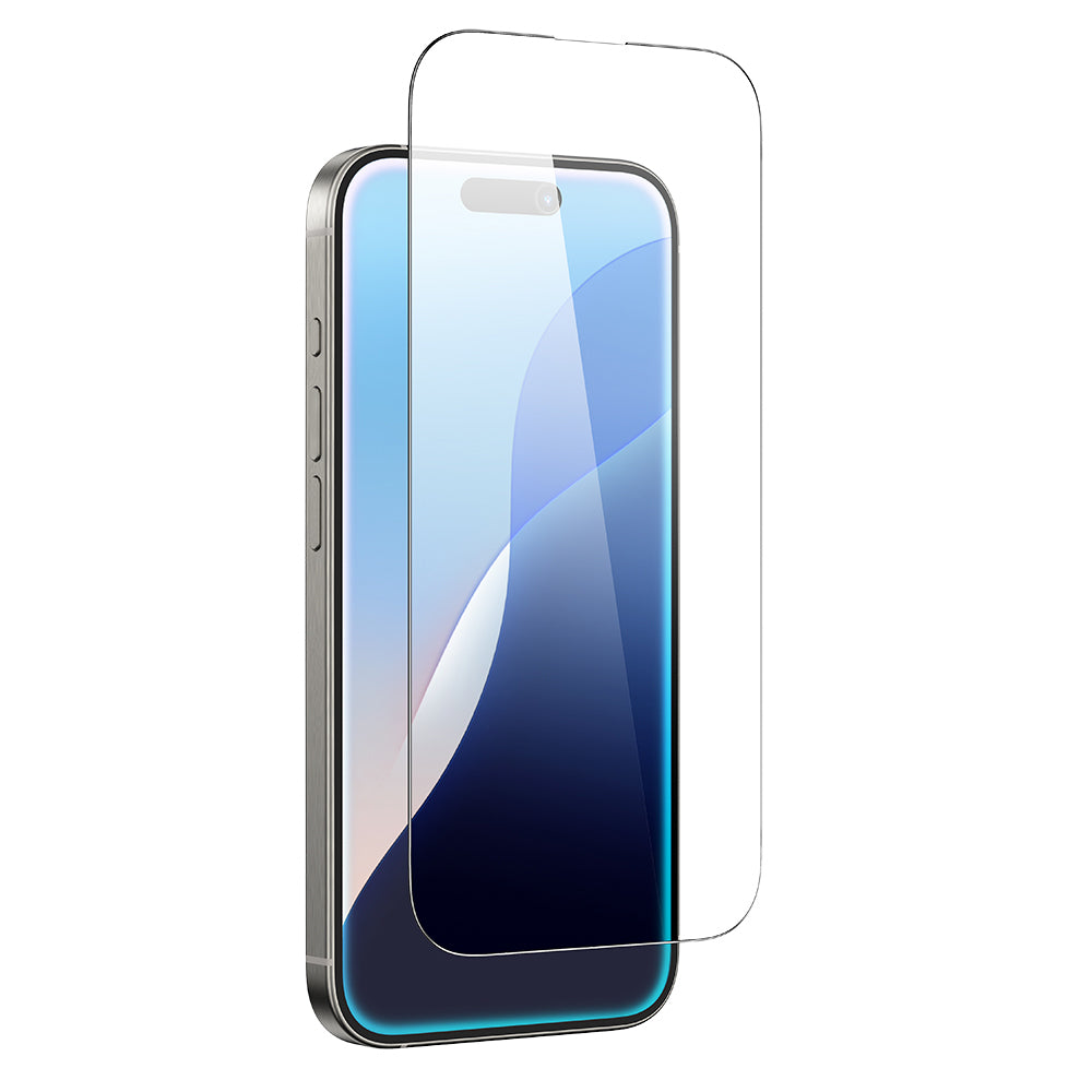 Apple iPhone 16 Plus Amazingthing Radix Parmak İzi Bırakmayan Temperli Cam Ekran Koruyucu Siyah