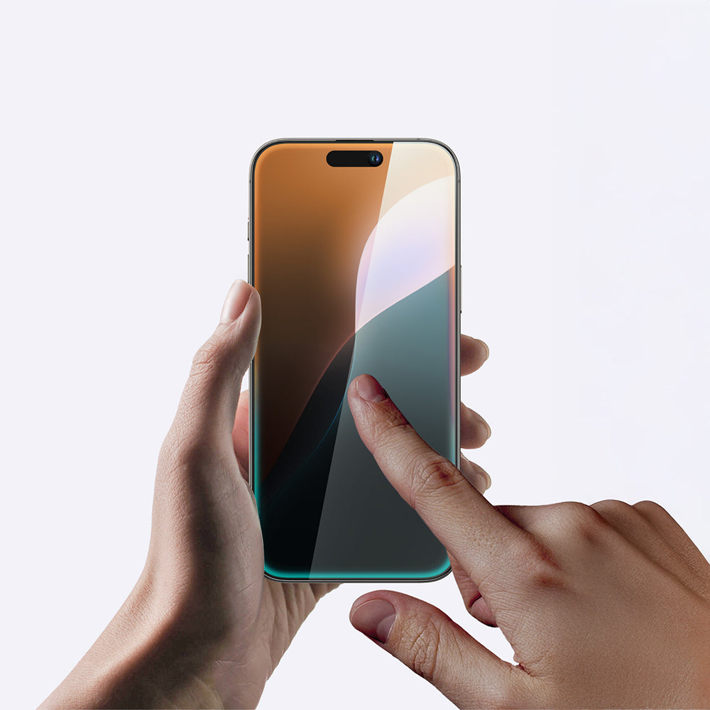 Apple iPhone 16 Plus Amazingthing Titan Max Parmak İzi Bırakmayan Temperli Cam Ekran Koruyucu Siyah