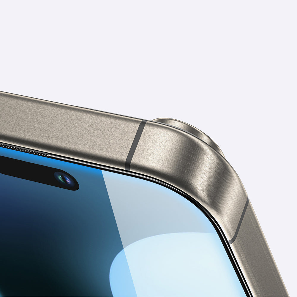 Apple iPhone 16 Plus Amazingthing Titan Parmak İzi Bırakmayan Temperli Cam Ekran Koruyucu Siyah