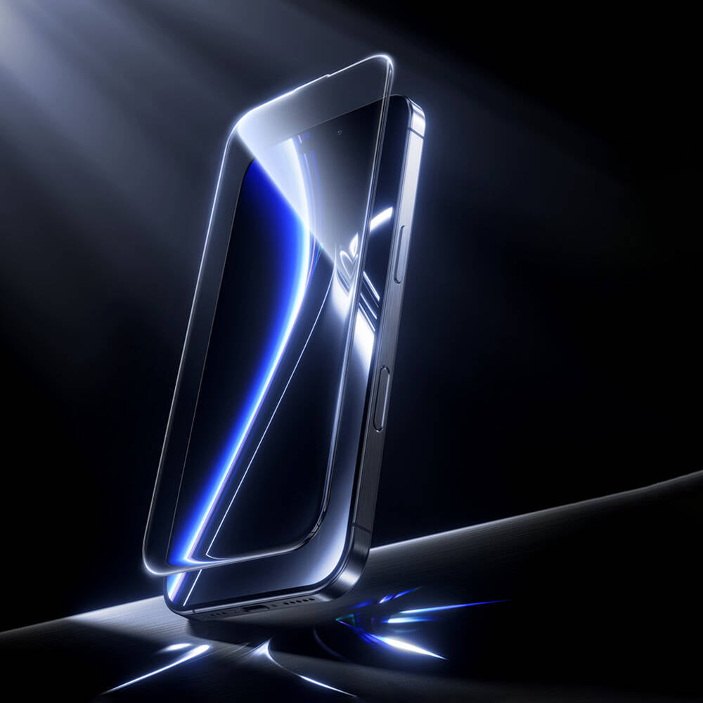 Apple iPhone 16 Plus Benks Glass Warrior Privacy HD Cam Ekran Koruyucu + Kolay Uygulama Aparatlı Siyah