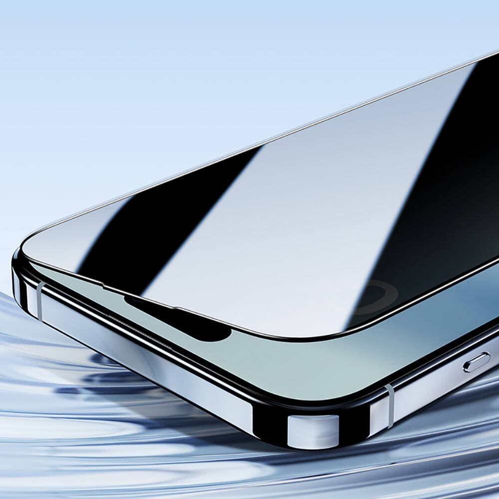 Apple iPhone 16 Plus Benks Ultra Shield 0.4mm Privacy Ekran Koruyucu + Kolay Uygulama Aparatlı Siyah