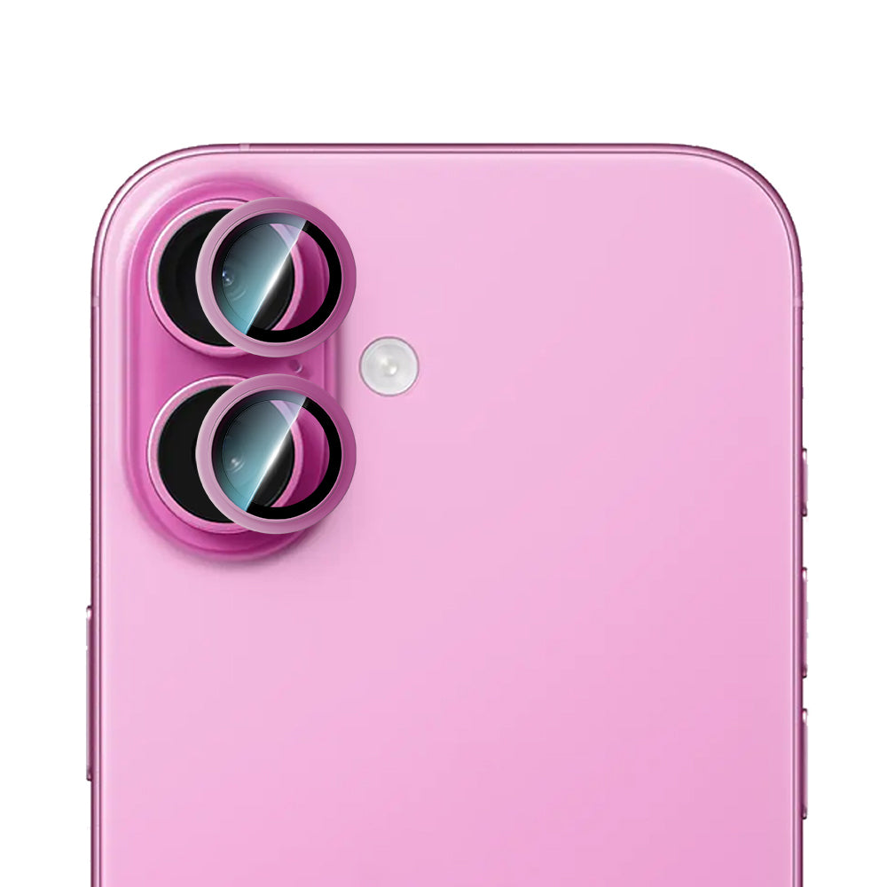 Apple iPhone 16 Plus CaseWorld Alloy Serisi Oleofobik Anti Reflective Kamera Lens Koruyucu Mavi