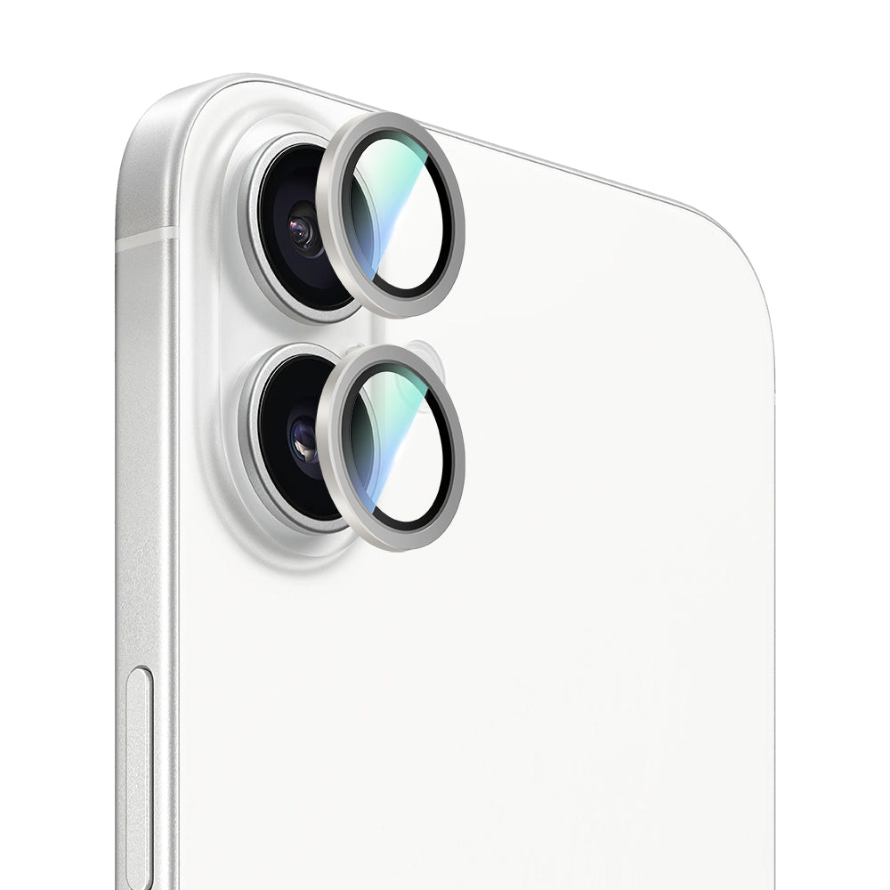 Apple iPhone 16 Plus CaseWorld Alloy Serisi Oleofobik Anti Reflective Kamera Lens Koruyucu Mavi