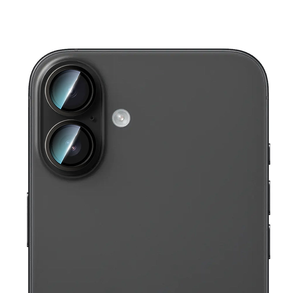 Apple iPhone 16 Plus CaseWorld Alloy Two-Color Serisi Lens Koruyucu Gümüş