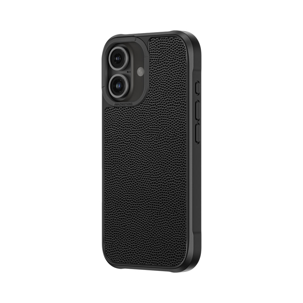 Apple iPhone 16 Plus Kılıf M-safe Şarj Özellikli Amazingthing Glamour Serisi Kapak Siyah