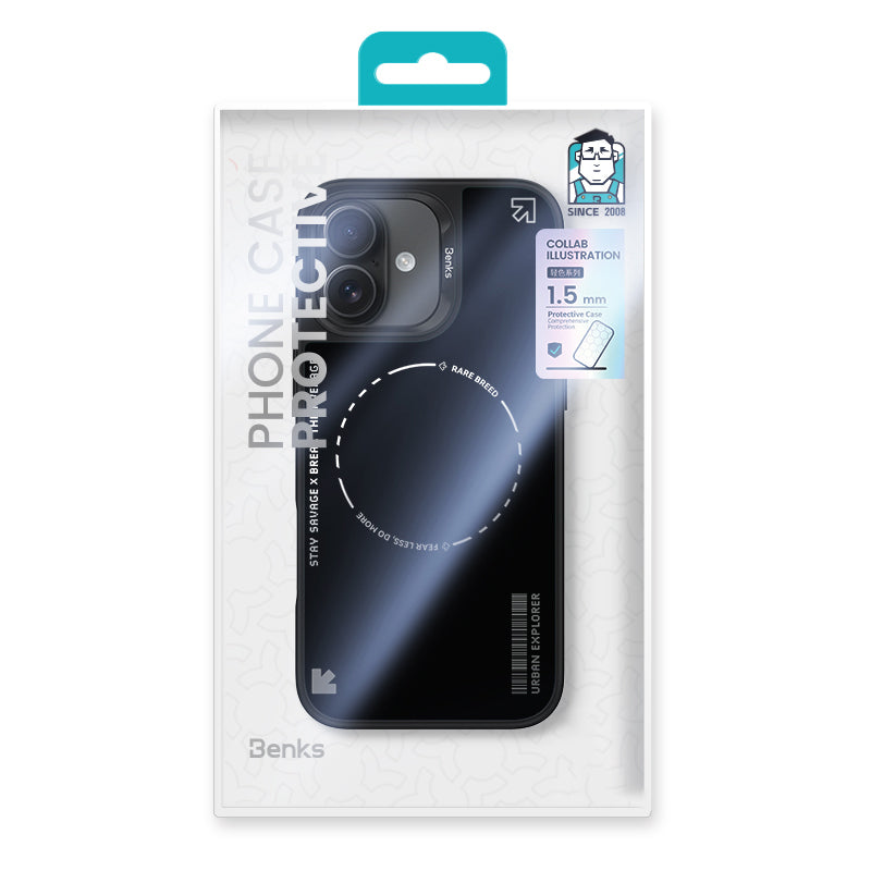 Apple iPhone 16 Plus Kılıf M-safe Şarj Özellikli Benks Dynamic Basis Kapak Beyaz