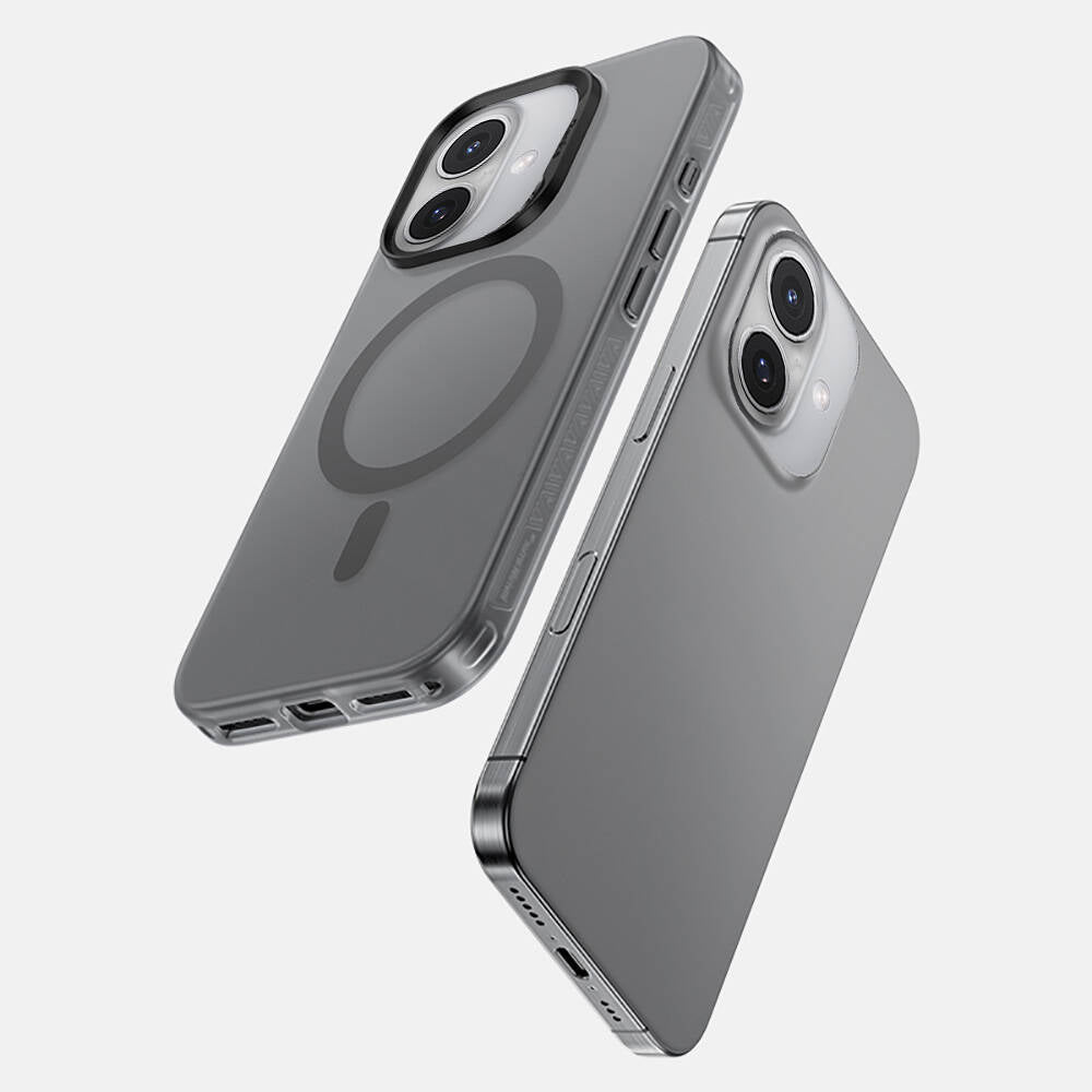 Apple iPhone 16 Plus Kılıf M-safe Şarj Özellikli Benks Lucid Armor Kapak Siyah