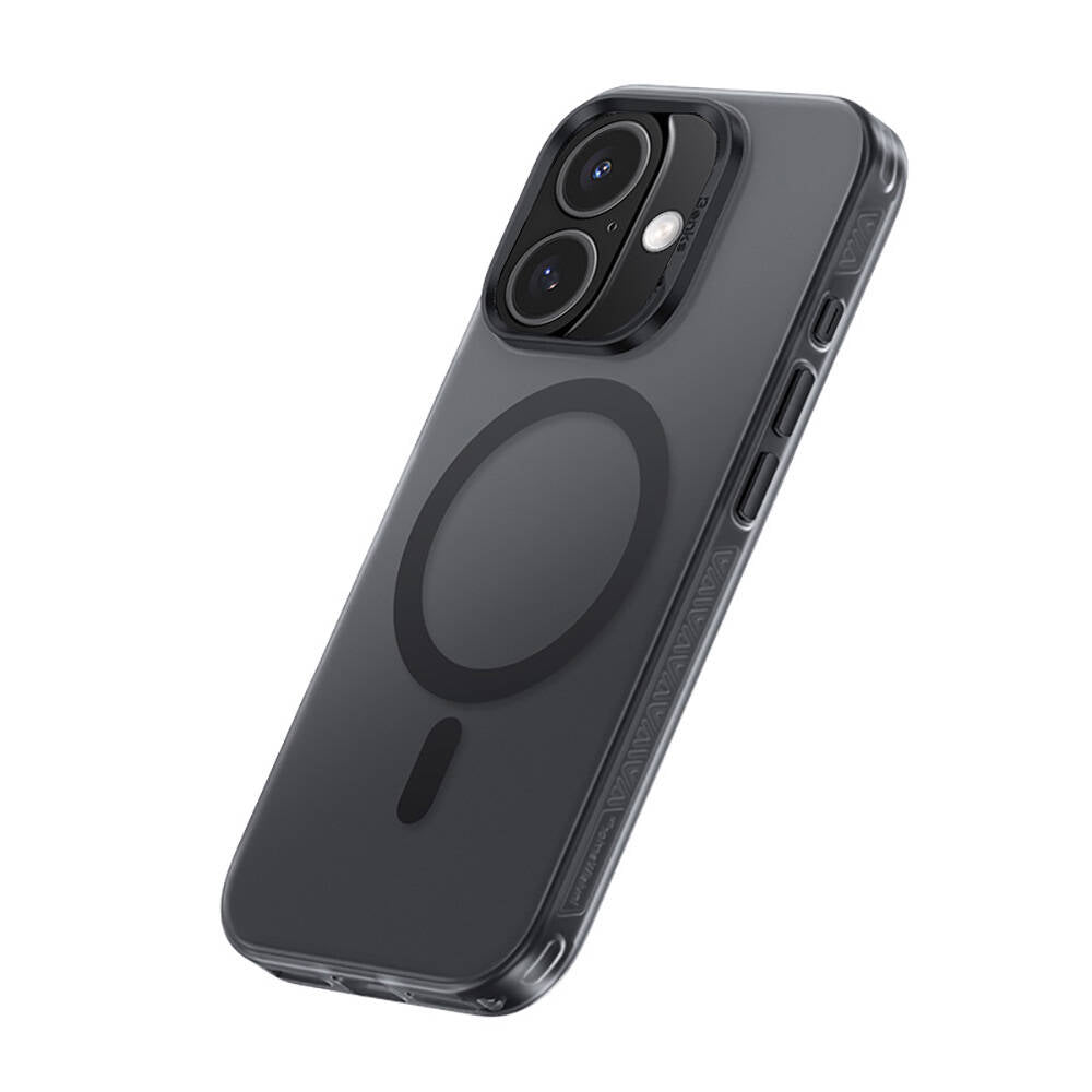 Apple iPhone 16 Plus Kılıf M-safe Şarj Özellikli Benks Lucid Armor Kapak Siyah