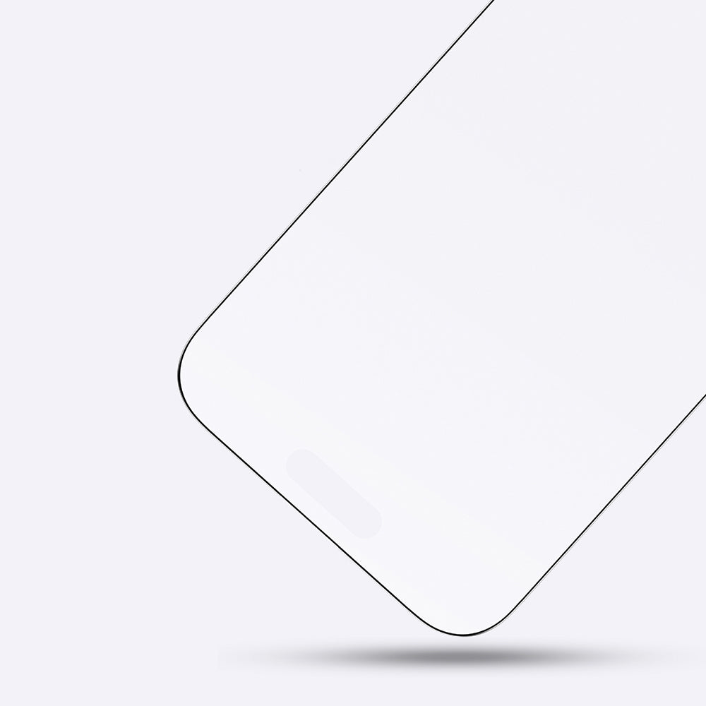 Apple iPhone 16 Pro Amazingthing Radix Mat Parmak İzi Bırakmayan Temperli Cam Ekran Koruyucu Siyah