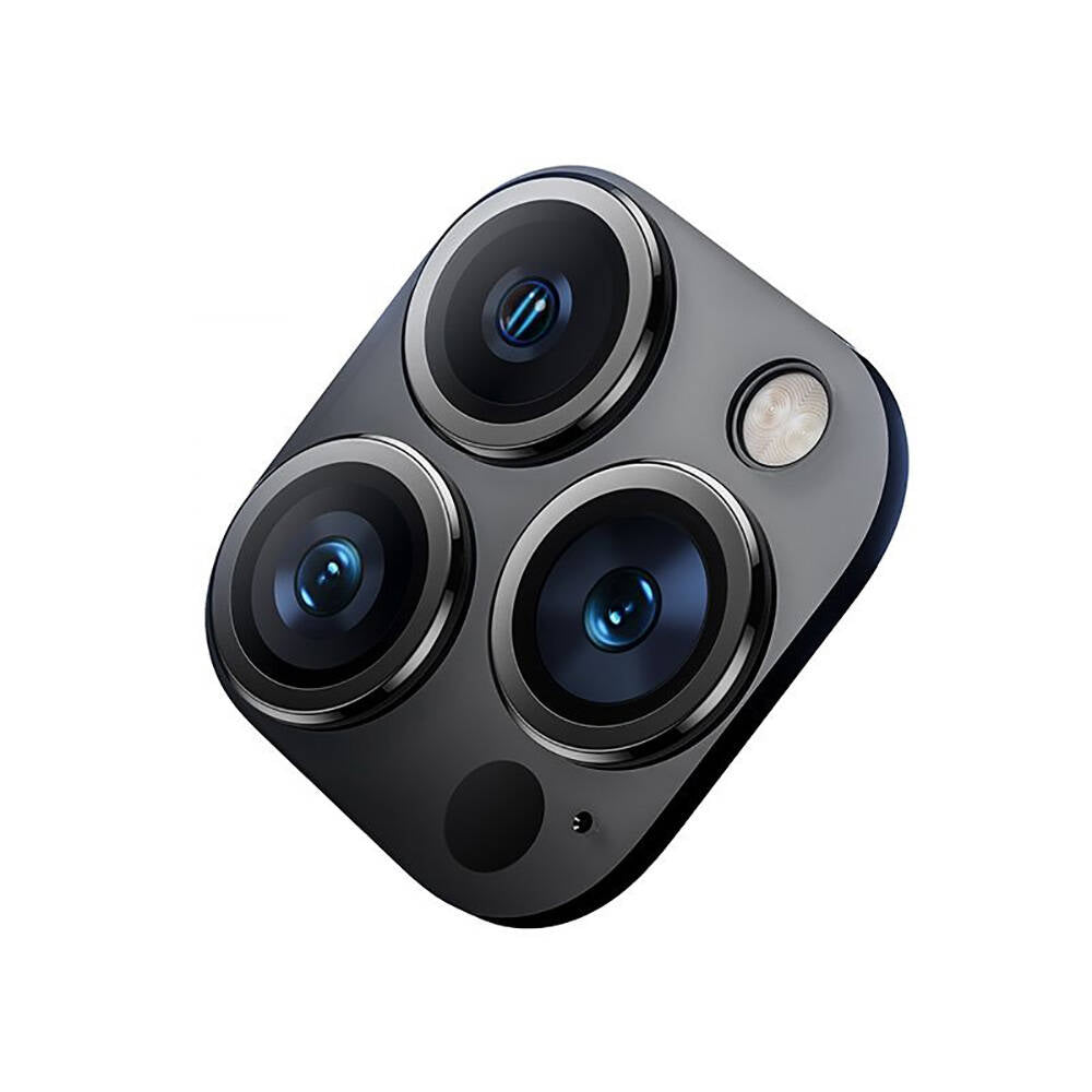 Apple iPhone 16 Pro Benks DR Safir Kamera Lens Koruyucu Gümüş