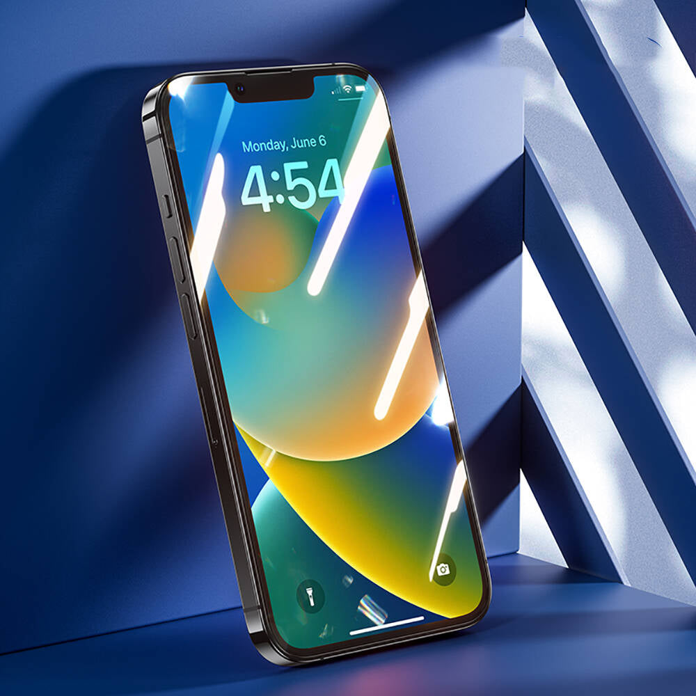 Apple iPhone 16 Pro Hidrofobik Ve Oleofobik Özellikli Benks Air Shield Ekran Koruyucu 10&prime;lu Paket Şeffaf