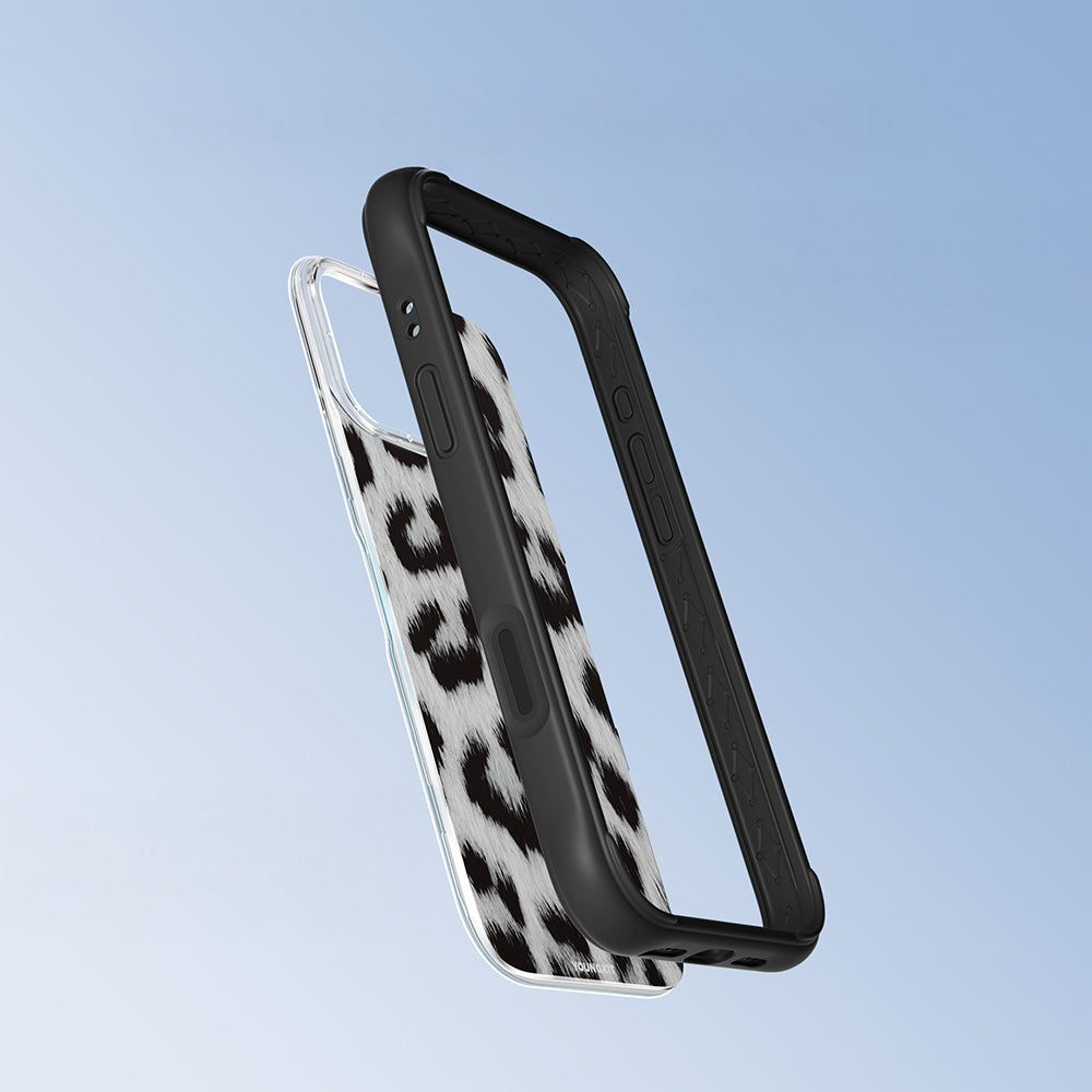 Apple iPhone 16 Pro Kılıf M-safe Şarj Özellikli Youngkit Leopard Serisi Kapak Pembe