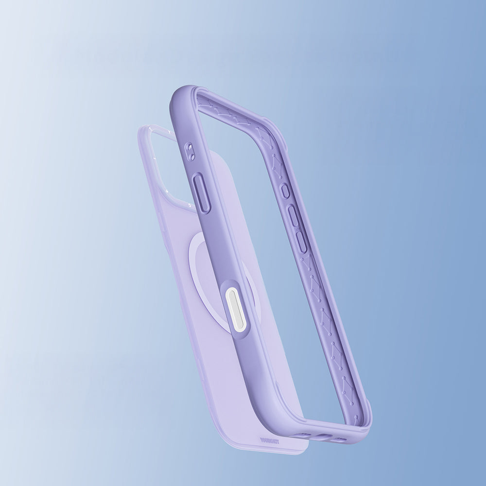 Apple iPhone 16 Pro Kılıf M-safe Şarj Özellikli Youngkit Macaroon Serisi Kapak Yeşil