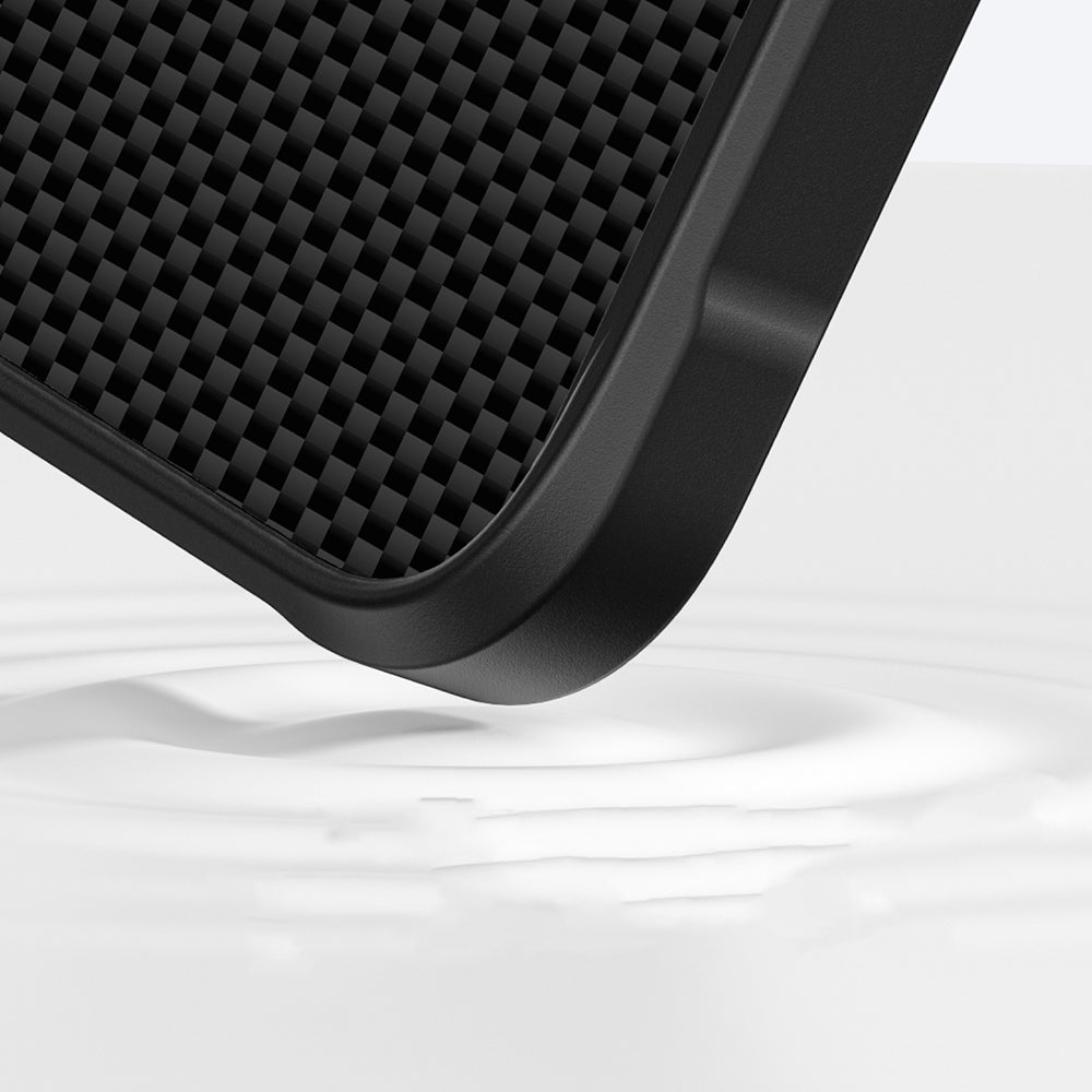 Apple iPhone 16 Pro Kılıf M-safe Şarj Özellikli 600D Aramid Fiber Amazingthing Titan Max Serisi Kapak Siyah