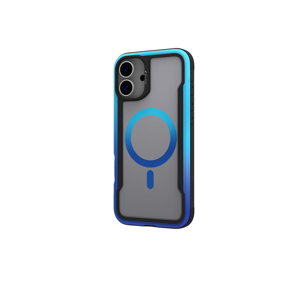 Apple iPhone 16 Pro Kılıf M-safe Şarj Özellikli Airbagli Raptic Shield 2.0 Serisi Şeffaf Arka Yüzey Kapak Siyah