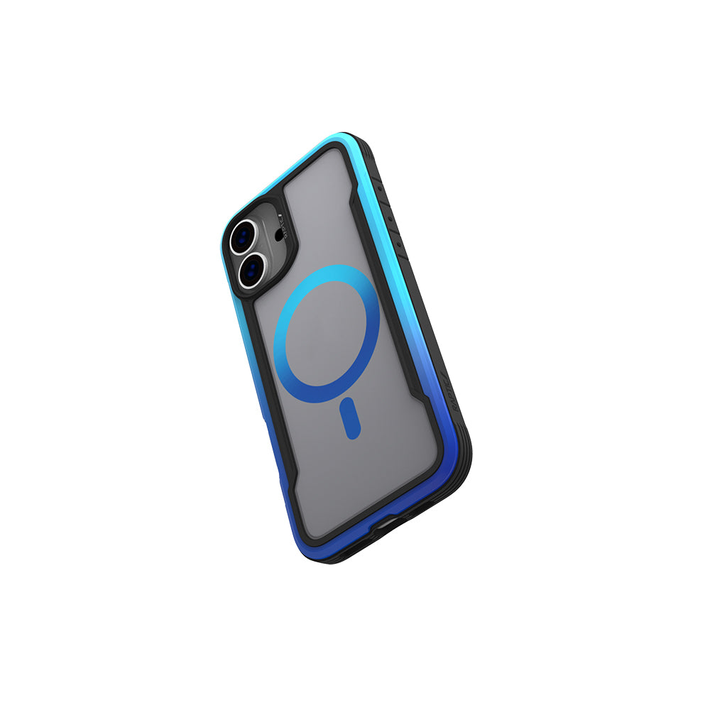 Apple iPhone 16 Pro Kılıf M-safe Şarj Özellikli Airbagli Raptic Shield 2.0 Serisi Şeffaf Arka Yüzey Kapak Siyah