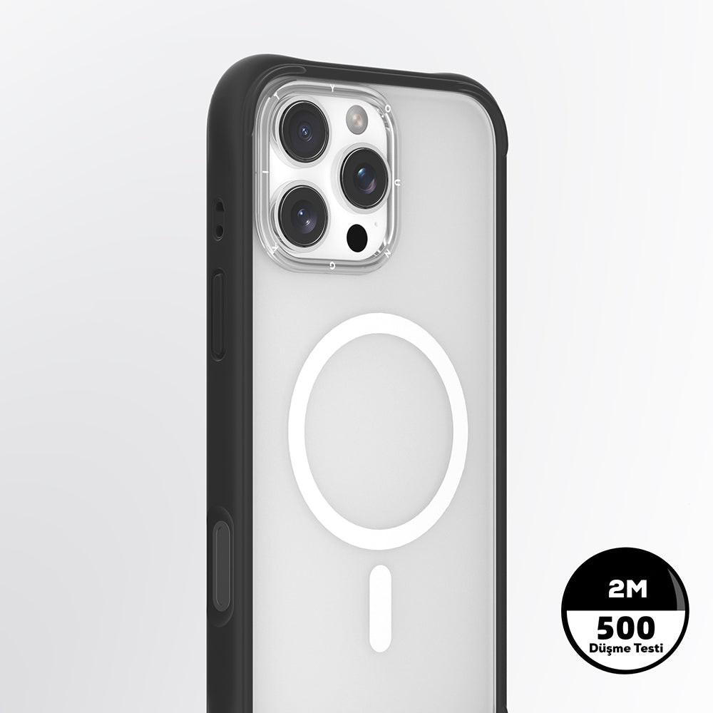 Apple iPhone 16 Pro Kılıf M-safe Şarj Özellikli Airbagli Youngkit Dynamic 2 Serisi Kapak Pembe