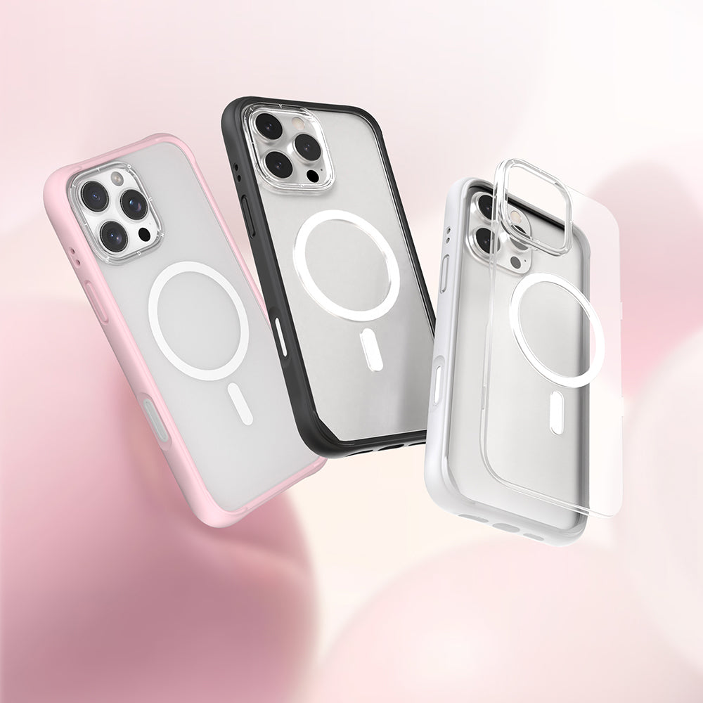 Apple iPhone 16 Pro Kılıf M-safe Şarj Özellikli Airbagli Youngkit Dynamic 2 Serisi Kapak Siyah