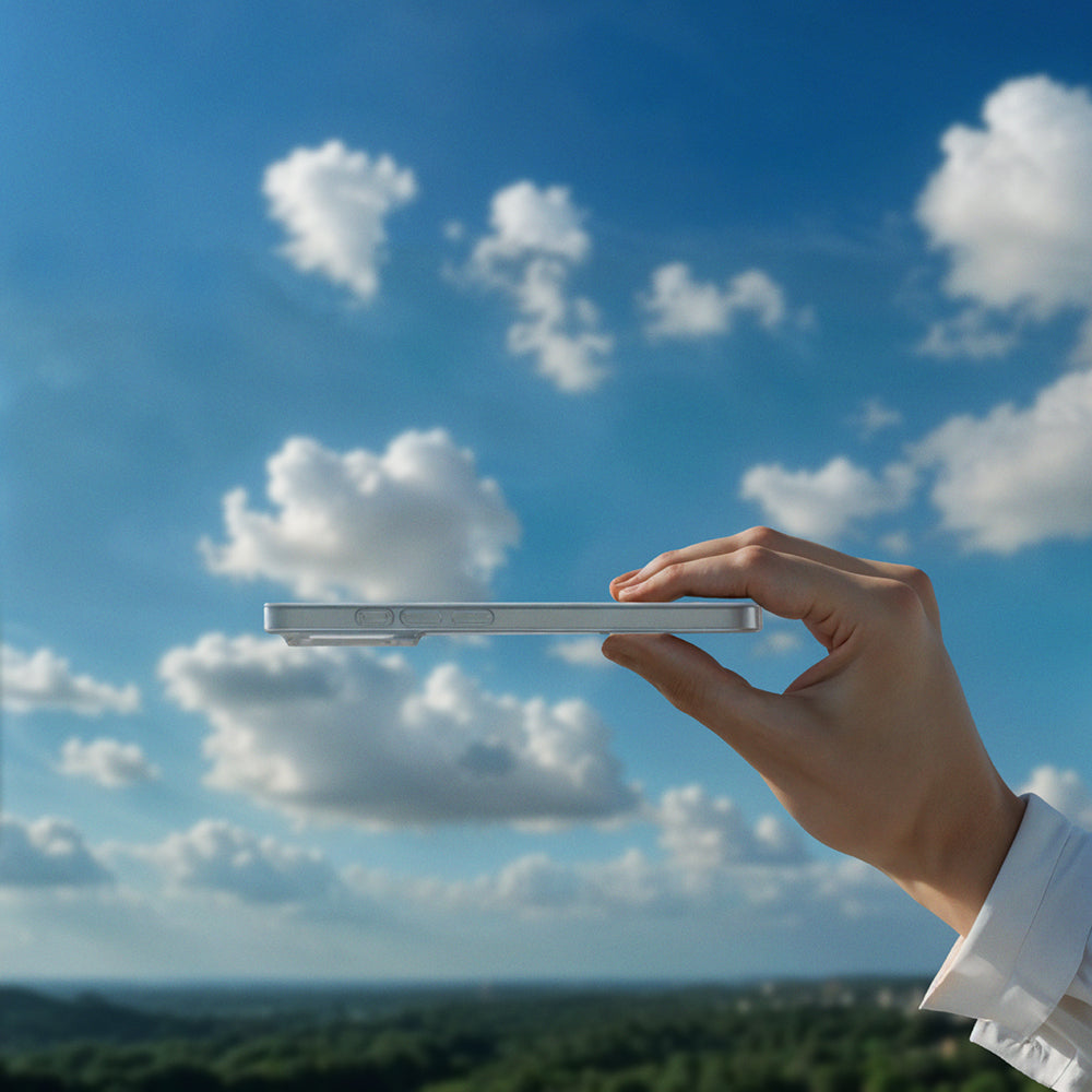 Apple iPhone 16 Pro Kılıf M-safe Şarj Özellikli Amazingthing Minimal Air Serisi Kapak Siyah