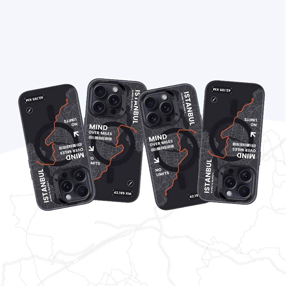 Apple iPhone 16 Pro Kılıf M-safe Şarj Özellikli Benks City Serisi Kapak Siyah