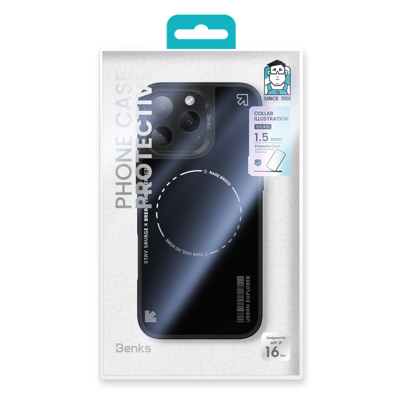 Apple iPhone 16 Pro Kılıf M-safe Şarj Özellikli Benks Dynamic Basis Kapak Beyaz