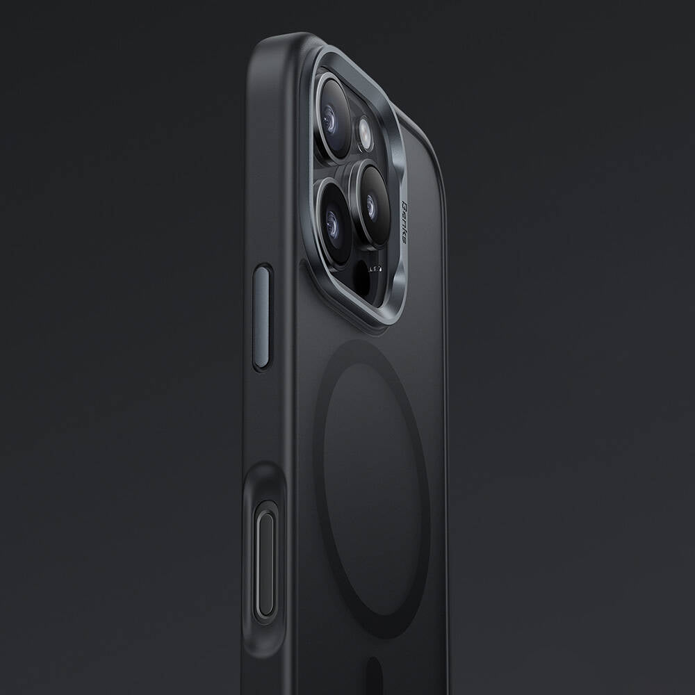 Apple iPhone 16 Pro Max Kılıf M-safe Şarj Özellikli Benks Mist Protective Kapak Siyah