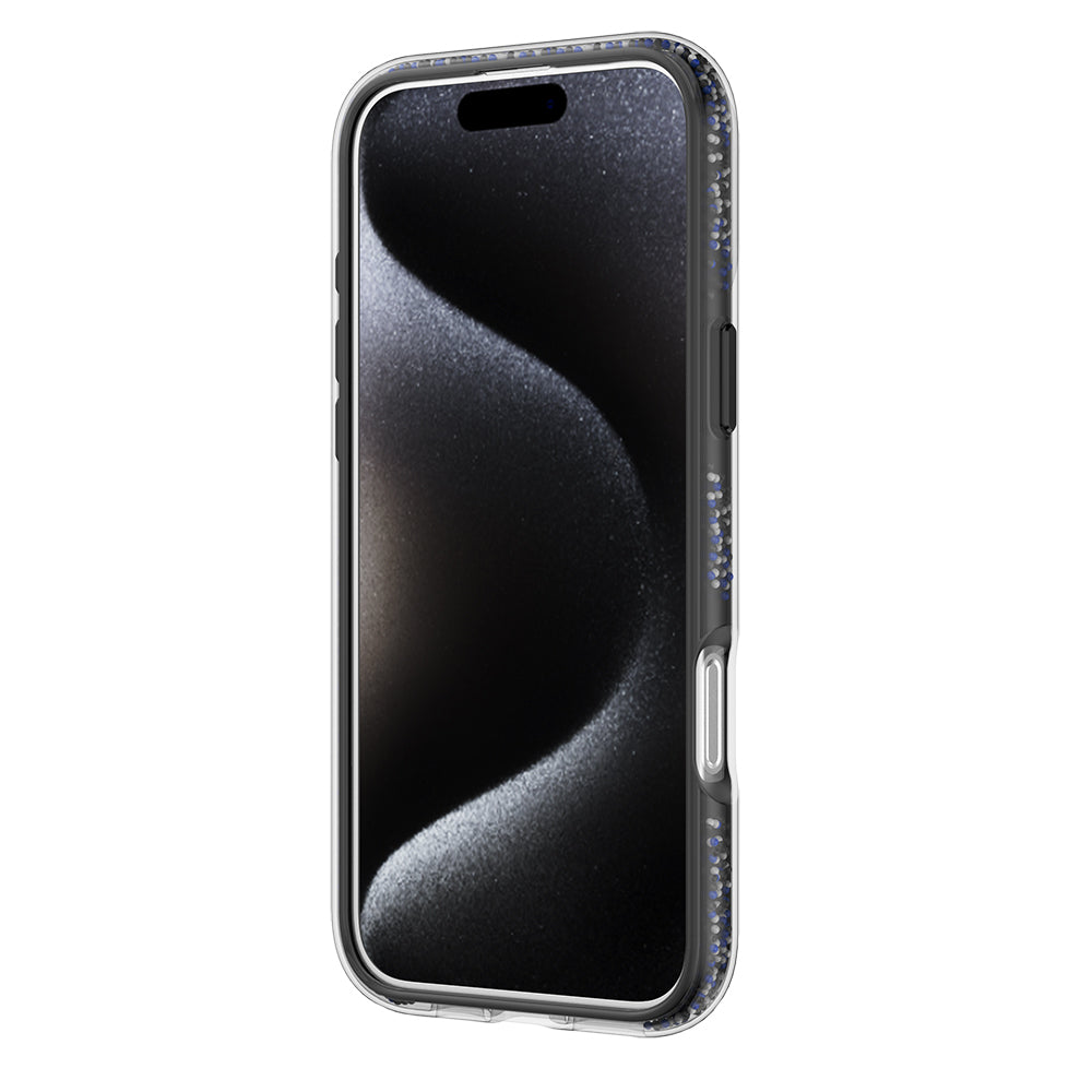 Apple iPhone 16 Pro Kılıf M-safe Şarj Özellikli Raptic AirJoy Serisi Boncuk Tasarımlı 360 Derece Dönebilen Standlı Kapak Turuncu