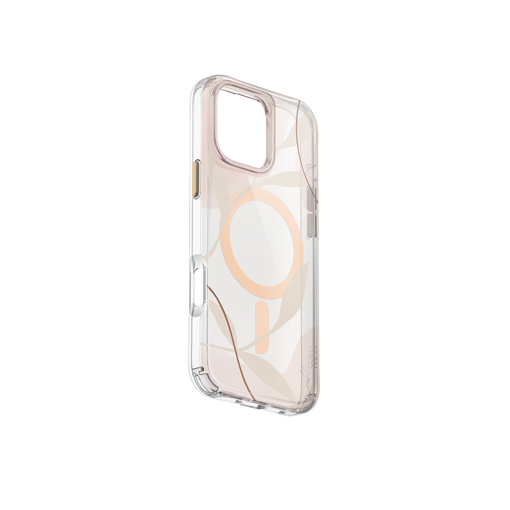 Apple iPhone 16 Pro Kılıf M-safe Şarj Özellikli Şeffaf Arka Yüzey Coehl Verdure Kapak Şeffaf