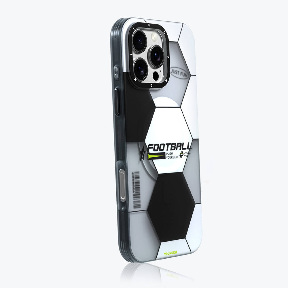 Apple iPhone 16 Pro Kılıf M-safe Şarj Özellikli Spor Tasarımlı Youngkit Dynamic Serisi Kapak Yeşil