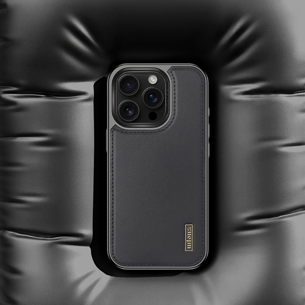 Apple iPhone 16 Pro Kılıf M-safe Şarj Özellikli Standlı Leto Kapak Siyah