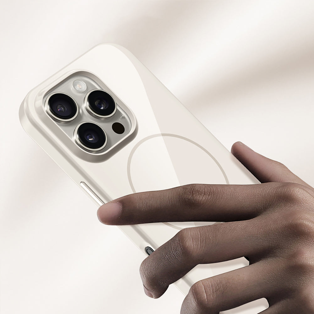 Apple iPhone 16 Pro Kılıf M-safe Şarj Özellikli Wlons Frego Kapak Mavi