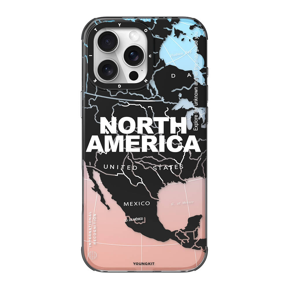 Apple iPhone 16 Pro Kılıf M-safe Şarj Özellikli Youngkit Universal Serisi Kapak Siyah