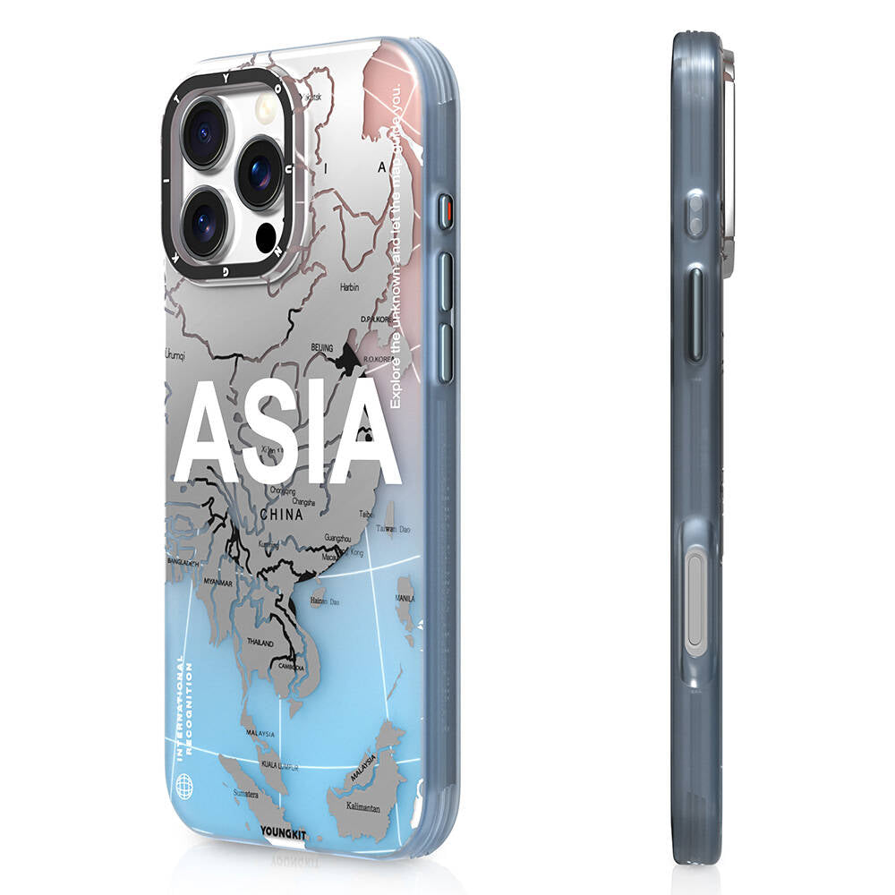 Apple iPhone 16 Pro Kılıf M-safe Şarj Özellikli Youngkit Universal Serisi Kapak Beyaz