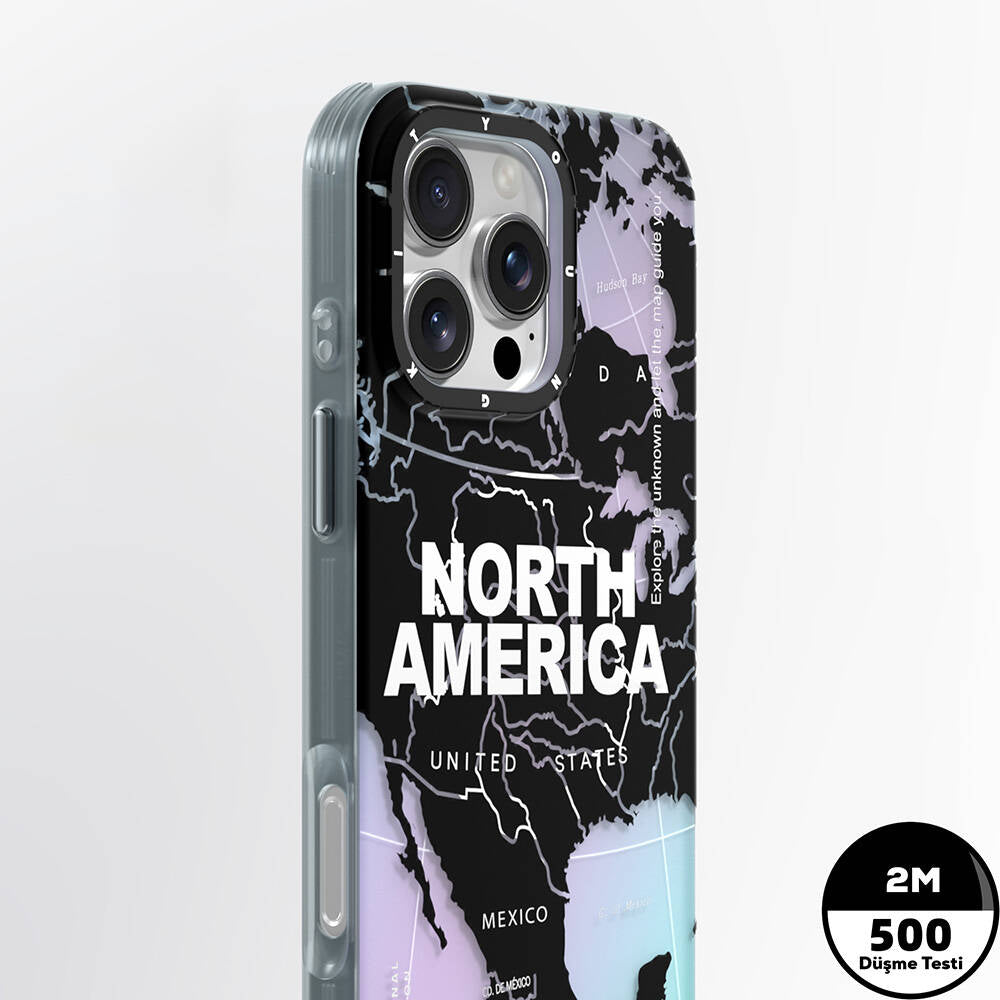 Apple iPhone 16 Pro Kılıf M-safe Şarj Özellikli Youngkit Universal Serisi Kapak Siyah